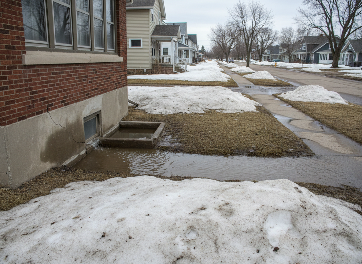 How Spring Snowmelt Can Lead to Basement Water in Fargo