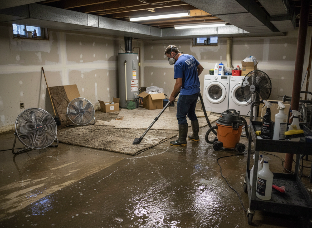 Basement Water Removal in Clara Barton —